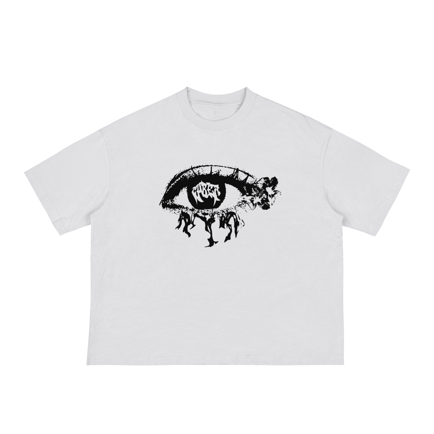 WHITE 'PHANTOM TEARS' TEE